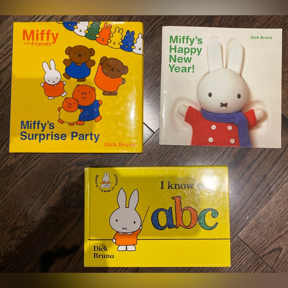 Set of 3 Miffy Books